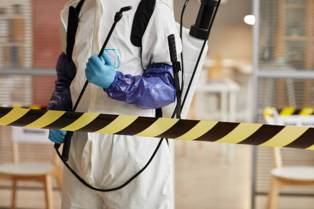 Professional Biohazard technician working in Stonewall, TX